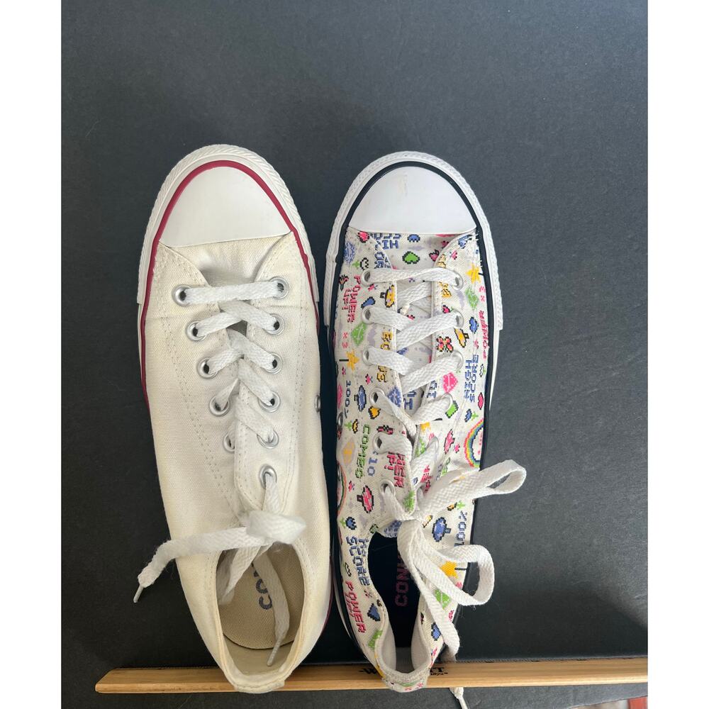 Converse All Star Juniors OX Player One 670171F Video Game Sneaker Shoes READ - Picture 12 of 12